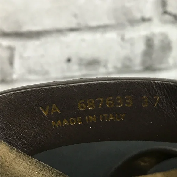 NIB Saint Laurent T Strap Thong Suede and Cork Sandals - Size 37 - Picture 7 of 11